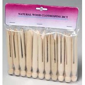 Natural Wood Clothespins