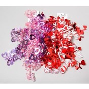 Hearts Curly Ribbon Bow
