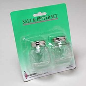 Salt &amp; Pepper Set - Cut Glass