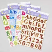 Scrapbook Chipboard Alphabet/Numbers