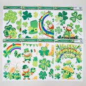St. Patricks Window Clings