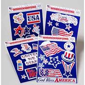 Patriotic Window Clings