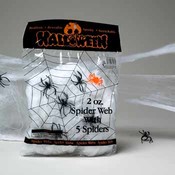 Spider Webbing 2 Oz With 5 Spiders