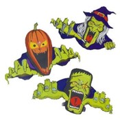 Glittery Halloween Wall Decor