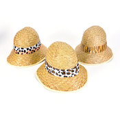 Adult Straw Safari Hat W/Safari Band