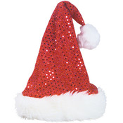 Sequin Santa Hat