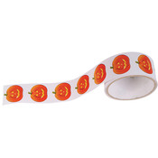 1.50" Jack O Lantern Roll Sticker