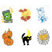 2" Halloween Tattoos