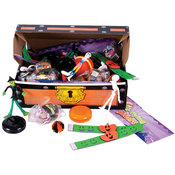 100Pc Haloween Toy Asst Treasure Chest