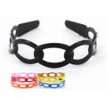 Plastic Link Head Band In 8 Assorted Colors