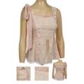 Ladies Eyelet Sleeveless Top