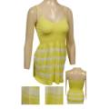 Ladies Fashion Sleeveless Smocked Top