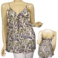 Ladies Fashion Sleeveless V-Neck Baby Doll Top