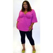 Plus Size Classic Leggings with Lace