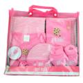 Got Milk? 8 Piece Layette Set and Tote For Girls