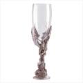 Pewter Dragon Glass Goblet