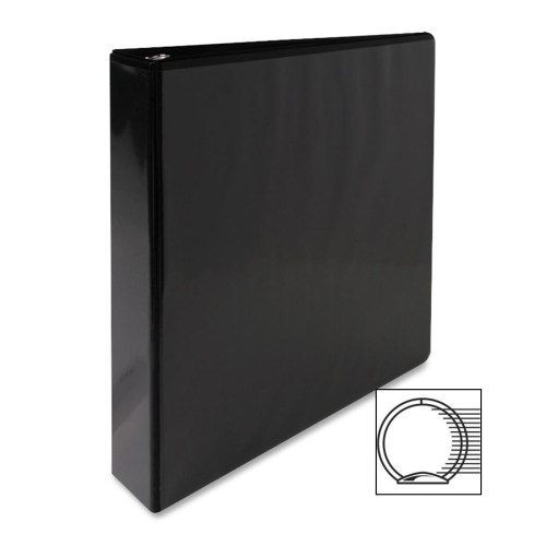 Sparco Products Standard View Binder, 1-1/2Capacity, 8-1/2x11, Black