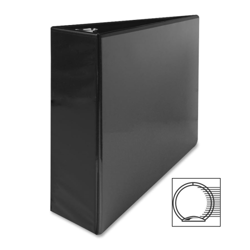 Sparco Products Standard View Binders,w/SH Lifters 3Cap., 8-1/2x11, Black