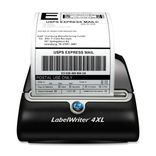 Dymo Corporation Labelwriter 4XL, 4 Printer, Prints 4 Wide, Black/Silver