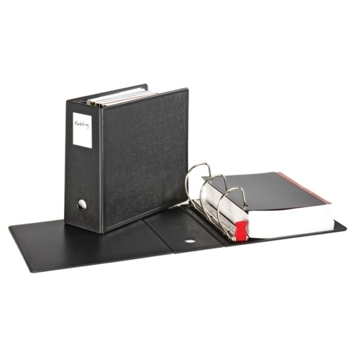 Cardinal Brands, Inc Slant-D Ring Binder, Heavy-Duty, 5 Capacity, Black