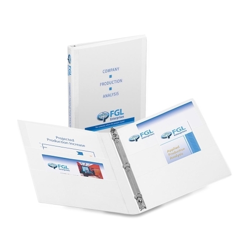 Avery Consumer Products 3-Ring View Binder, 1/2 Capacity, 11x8-1/2, White