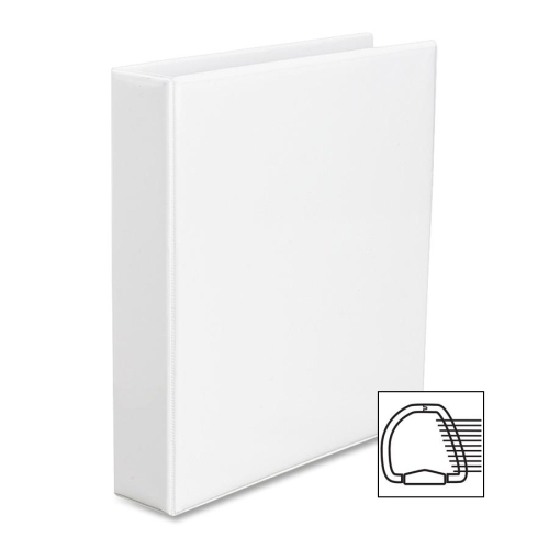 Avery Consumer Products EZD Nonstick View Binder,1-1/2 Capacity, 8-1/2x11, White