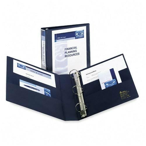 Avery Consumer Products EZD Nonstick View Binder, 2 Capacity, 8-1/2x11, Navy