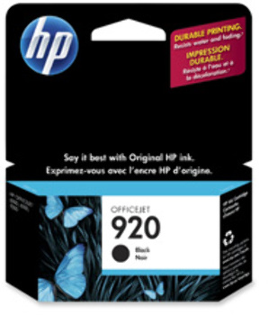HP 920 Ink Cartridge, 420 Page Yield, Black. 1 EA/BX.