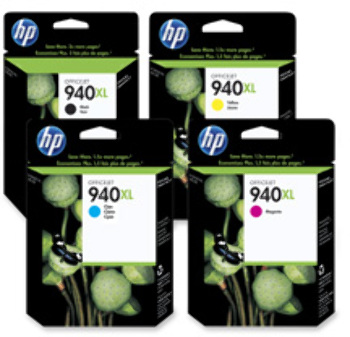 HP 940XL, 1400 Page Yield, Yellow. .