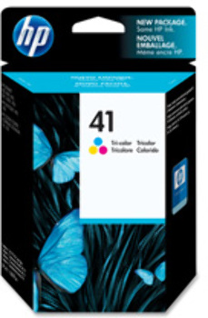 HP 41 Ink Cartridge, 460 Page Yield, Tri-Colour. 1 EA/BX.