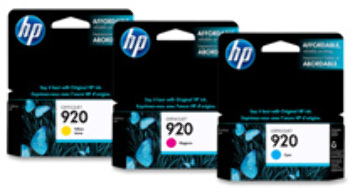 HP 920 Inkjet Cartridge, 300 Page Yield, Cyan. 1 EA/BX.