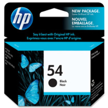 Ink Cartridge, HP 54 Black . .