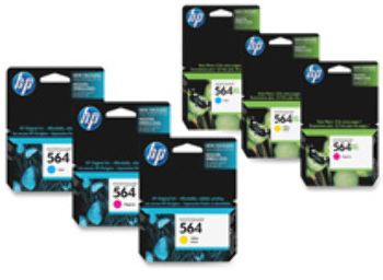 Ink Cartridge, HP 564 XL, Yellow. .