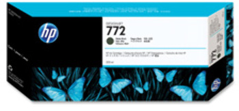 HP 772 Ink Cartridge, 300ml, Photo Black. .