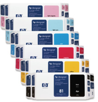 Inkjet Cartridge, Designjet 5000/5500 Series, 81Magenta. 1 EA/PK.