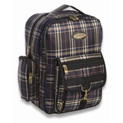 Medium size Plaid Design Multipocket Backpack