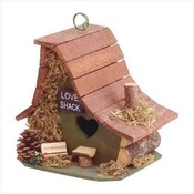 Wood Love Shack Birdhouse