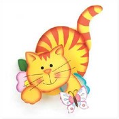 Cat Fence Topper - Wood