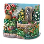 Floral Fantasy Mini-Fountain