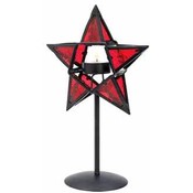 Ruby Star Candle Lamp