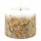 Dried Wildflower Candle