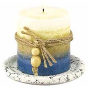 Earth-Tone Candle
