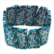 Blue Burst Cuff Bracelet