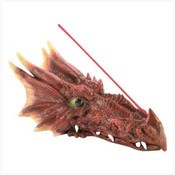 Ruby Dragon Incense Holder