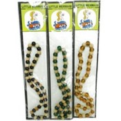 Glass And Wood Bead Necklace