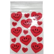 Smile Hearts Resealable Bag