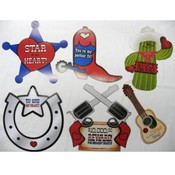 Western Valentine Cardboard Cutouts