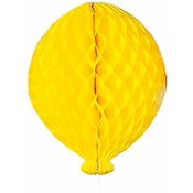 19'' Yellow Tissue Balloon Decorations