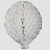 19'' White Tissue Balloon Decoration