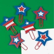 Patriotic Memo Clips